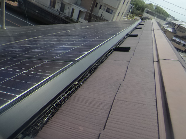 鳩除け工事170124